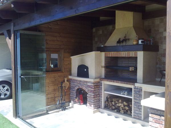 pergolas de madera para barbacoas