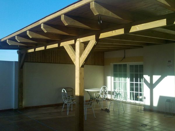 pergola de madera