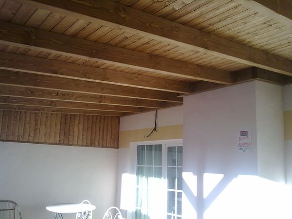 pergola de madera