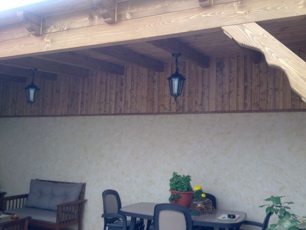 pergola de madera