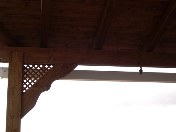pergola de madera