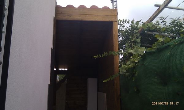 pergola de madera